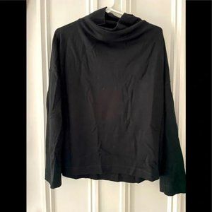 Black cowl neck sweater